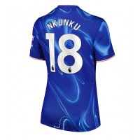 Maglia Calcio Chelsea Christopher Nkunku #18 Prima Divisa Donna 2024-25 Manica Corta